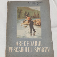 Carte veche ABECEDARUL PESCARULUI SPORTIV