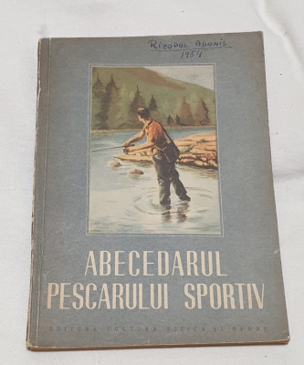 Carte veche ABECEDARUL PESCARULUI SPORTIV foto