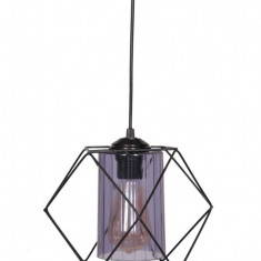 Lustra Yok, 44458, Squid Lighting, 64x30x17 cm, 60W, negru/bleumarin