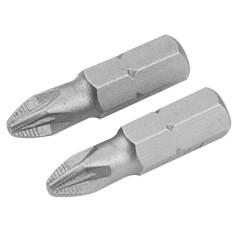 Set de varfuri de surubelnita din 2 bucati, PZ1 25 mm, S2, I