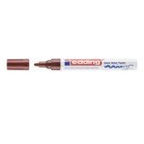 Cumpara ieftin Marker Edding 750 cu vopsea corp metalic varf 2-4 mm maro, rezistent, durabil, varf rotund