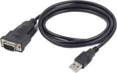 CABLU USB GEMBIRD adaptor, USB 2.0 (T) la Serial DB9M (9-pin)(RS232)(T), 1.5m, negru, &quot;UAS-DB9M-02&quot; (timbru verde 0.08 lei)