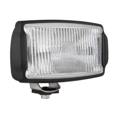 Proiector auto Wesem 12/24V rectangular bec H3 partea stanga/dreapta 220x123x120 mm sticla alba carcasa neagra, cu lumina de ceata , 1 buc foto