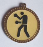 Insigna medalie veche Box Loto-Prono Trifoi cu patru foi
