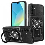 Husa pentru Samsung Galaxy A16 5G A166 / A16 4G A165, Techsuit, RuggedCam, Neagra