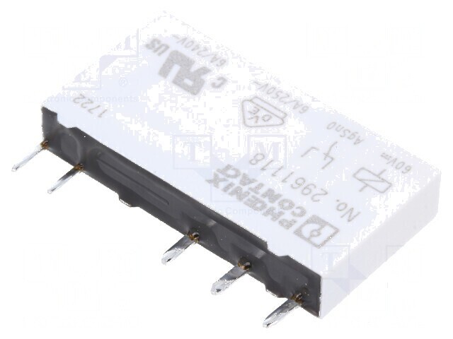 Releu miniatură SPDT 60VDC 6A 8A/250VAC 2A/30VDC