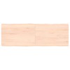 VidaXL Blat masă 120x40x(2-4) cm lemn stejar netratat contur organic