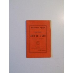ARTA DE A CETI TRADUCERE de FROMONT de EMILE FARGUET , NR. 2