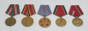 Superb Lot 5 Medalii Militare - Decoratii vechi straine - anii 1970 -1980