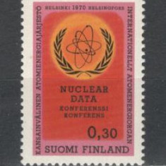 Finlanda.1970 Conferinta internationala ptr. energie atomica Helsinki KF.96