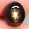 ~ > > SAFIR NATURAL GRI-VERZUI INCHIS - CU ASTERISM ! ! NETRATAT 6,34 ct. ++