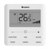 Telecomanda cu fir XE7A-24/HC pentru aparate de aer conditionat Gree gama U-Match VI-Wifi tip caseta de tavan, duct, podea-tavan