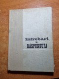 Intrebari si raspunsuri pentru examenul auto - din anul 1969