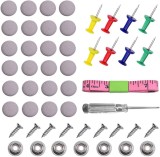 Cumpara ieftin Kit Reparatie Plafon Auto Universal, 34 Piese, Multicolor - Tapiterie Habitaclu