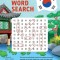 Korean Word Search: Learn 2,400+ Essential Korean Words Completing over 200 Puzzles