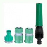 Set pentru furtun gradina, Stut, Mufa conector, Conector rapid 3/4, Oem