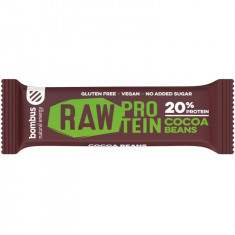 Baton Proteic cu Boabe de Cacao 20% Proteine 50 grame Bombus