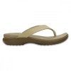 Șlapi Crocs Women&#039;s Capri V Flip Maro - Chai/Walnut, 36