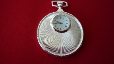 CEAS DE BUZUNAR MECANIC ARGINTAT, NEFOLOSIT foto