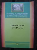 TEHNOLOGIE CULINARA