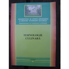 TEHNOLOGIE CULINARA
