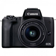 Camera foto Mirrorless + Obiectiv EF-M Canon EOS M50 Mark II 24.1 MP Black foto