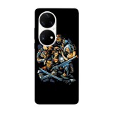 Husa compatibila cu Huawei P40 Pro model Borderlands, Silicon, TPU, Viceversa, Transparent, Carcasa