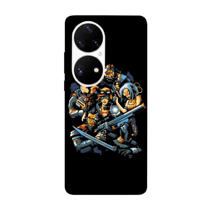 Husa compatibila cu Huawei Nova 8i model Borderlands, Silicon, TPU, Viceversa