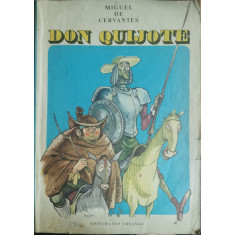 Don Quijote Repovestire pentru copii de Al. Alexianu - Miguel De Cervantes (Ilustratii Eugen Taru)