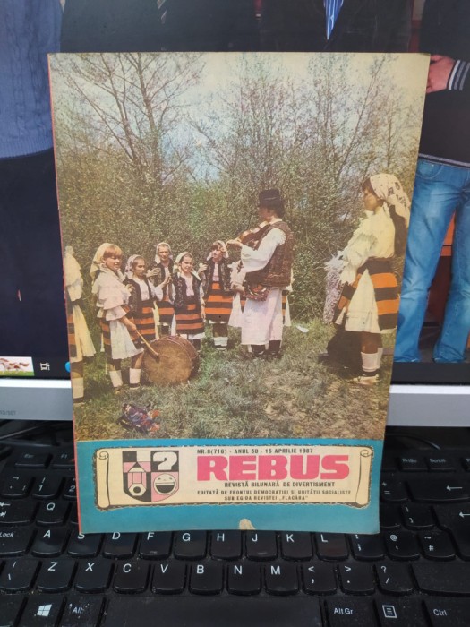 Rebus, revistă bilunară de divertisment, 15 apr. 1987, nr. 8, 716, anul 30, 151
