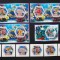 R.DU TCHAD-VIATA MARINA-CORALI-SET 6 V.+4 S/Sh.NEOBLITERATE-DANTELATE-MNH** - EP 042