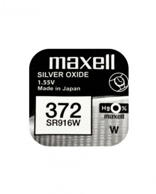 Baterie ceas Maxell SR916W V372 1.55V oxid de argint 1buc foto