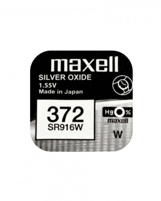 Baterie ceas Maxell SR916W V372 1.55V oxid de argint 1buc