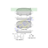 Placute frana Icer IE182176, Spate