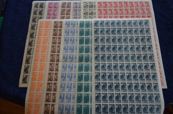 ROMANIA ,PENTRU ARDELENI 1945 LP. 170 MNH SET COLI