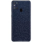 Cumpara ieftin Set Folii Skin Acoperire 360 Compatibile cu Samsung Galaxy A21s (Set 2) - ApcGsm Wraps HoneyComb Blue, Albastru, Oem