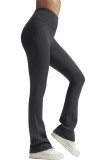 Leggings femei Yvette cu flared, căptușite cu fleece, talie &icirc;naltă, pantaloni de yoga pentru uz zilnic