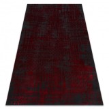 Covor VINCI 1409 modern Ornament vintage - structural roșu, 80x150 cm