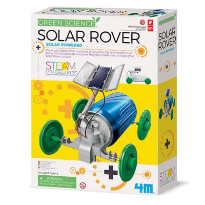 Kit constructie masina solara, Solar Rover, Green Science, 4M foto
