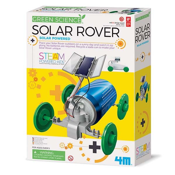 Kit constructie masina solara, Solar Rover, Green Science, 4M
