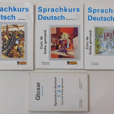 Curs De Limba Germana Vol. 1 + 2 + 3 + Glosar - Sprachkurs Deutsch (COMPLET)