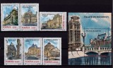 ✅RO 2003 LP 1605+1606 &quot;Palate din Bucuresti&quot; , complet serie+colita 327 , MNH