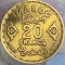 20 FRANCS 1952 MAROC(MOHAMMED V)/ MONEDA DIN POZE..