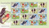WWF SEYSCHELL 2008-Aldabra Red-Pasari-coala de 4 serii de cate 4 timbre MNH