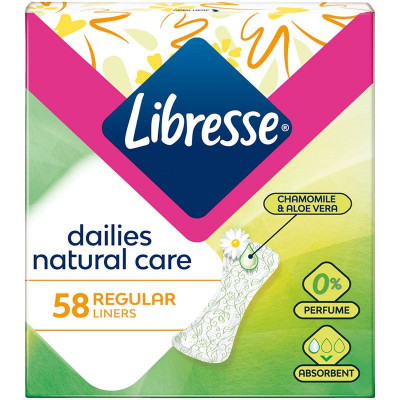 Absorbante zilnice Libresse Natural Care Normal, 58 bucati foto