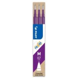 Set 3 rezerve roller Frixion Ball Pilot 0.7 mm, violet