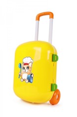 Set mini bucatarie in troliu galben TechnoK, cu accesorii foto