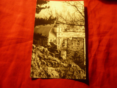 Ilustrata Brasov Biserica Neagra - Vedere din spate ,circulat 1965 foto