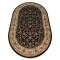 Covor Royal Adr oval model 1745 negru , 200x290 cm