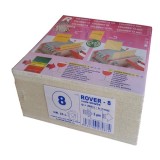 Set 25 placi filtrante 20x20 cm Rover 8, etapa 1, clarificare primara, 3 microni, 004204, Italia
